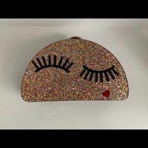 Milly NY eyelash clutch, new with tags!